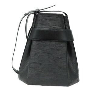 Louis Vuitton Black Epi de Leather Noir Bag Sac Paul Shoulder